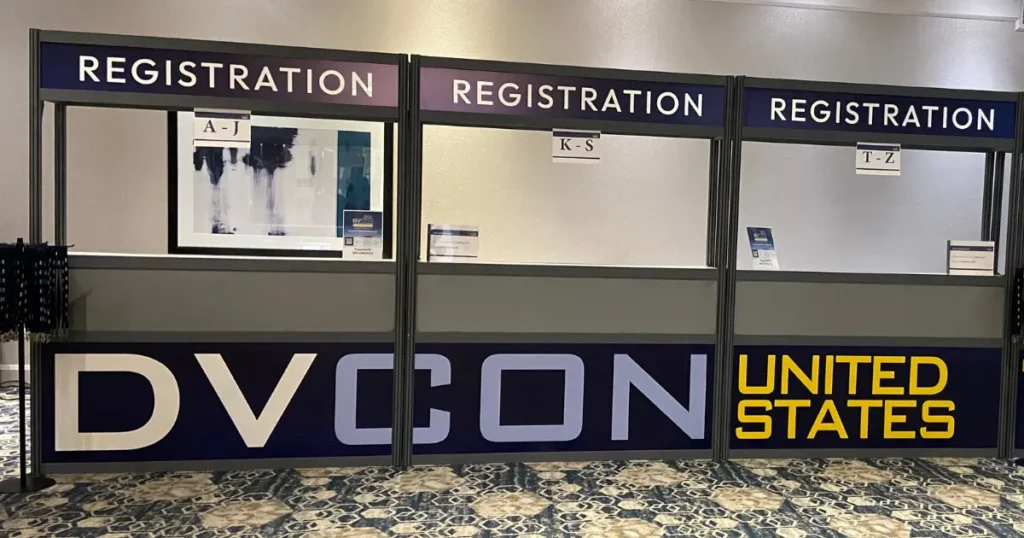 DVCon U.S. Conference Registration Booth