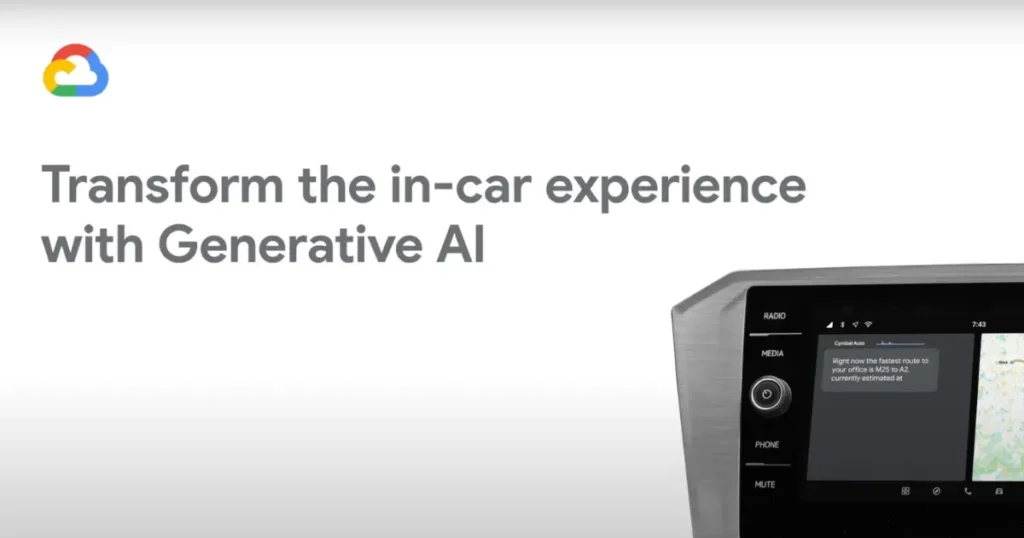 Google Cloud's Automotive AI Agent: Transform the in-car experience with Generative AI